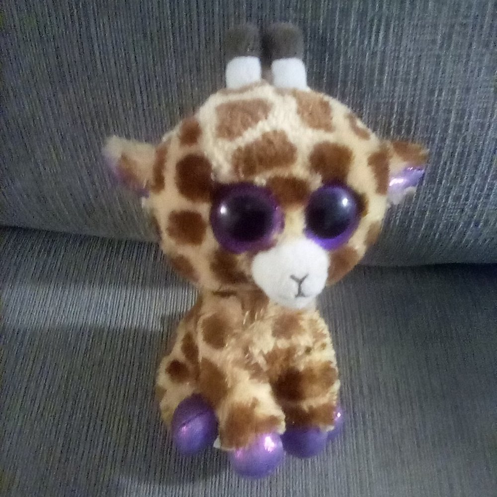 TY Beanie Boo, Safari - Giraffe, No TY Heart Tag